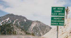 Mt. Rose Summit.&nbsp; Highest Year Round Sierra Pass in the United States