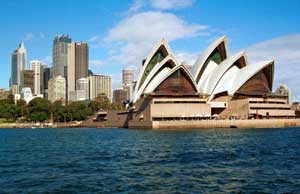 The Sydney Opera House in Sydney, Australia