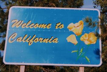 California State Line From Nevada (Lake Tahoe)