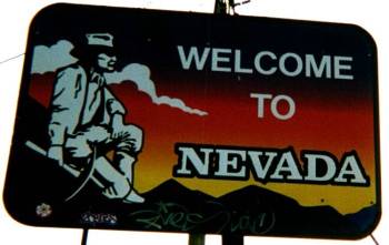 Nevada State Line from California (Lake Tahoe)