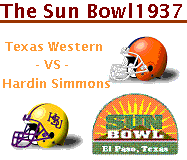1937 Sun Bowl Poster
