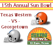 1950 Sun Bowl Poster