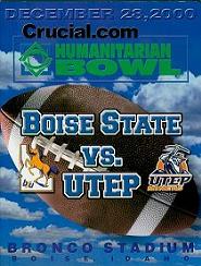 2000 Humanitarian Bowl Poster