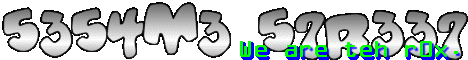 5354m3 57r337's transparent banner. guaranteed to look l337 on any webpage