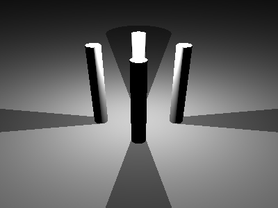 non soft shadow