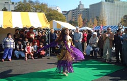 Francesca twirling
