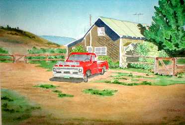 Painting titled 'Colorado Home' 2000
