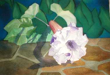 Painting titled 'Wallflower', 2000
