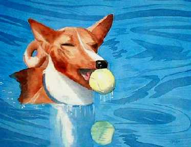 Painting titled 'Got It!', 2002