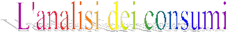 L'analisi dei consumi