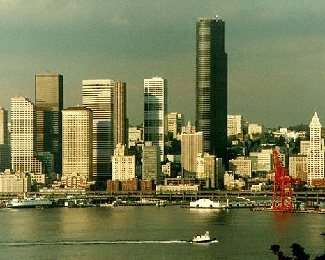 a clump of high buildings - 53702 Bytes