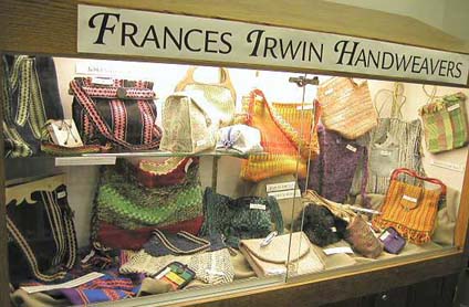 Display of Member's Handwoven Projects