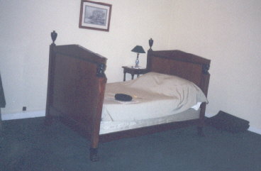 a bed but no ghost
