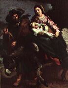 Flight into Egypt by Murillo