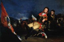 Muestra Godoy como comandante en la guerra de las naranjas (77k)