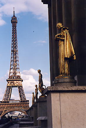 La tour Eiffel vue du Trocad�ro