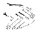 ON - Palm of the right open hand is placed on the back of the left open hand, both palms down.  Origin:  One hand on top of the other.  Note:  When 'on' means 'forward' sign it that way.