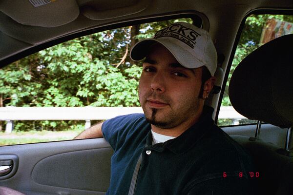 Frankie Sitting in Our Car
