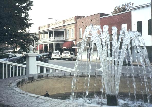 Our fountain, in the northeast corner.
