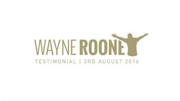 Wayne Awarded 2016 Testimonial By Manchester United And Donates All Profits To Charity