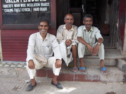 Zomaar een ontmoeting in Delhi.