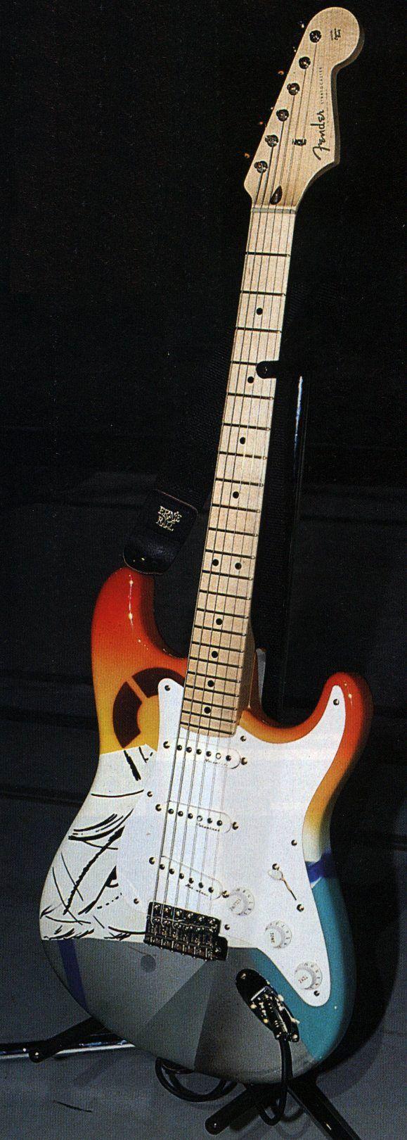 Clapton's last strat known as "crashocaster"