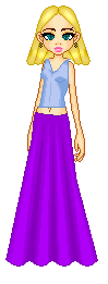 I just love this, its a top and skirt we saw in tightrope she couldnt have it so she dolled it!
