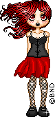 shiny gothic lolita!! with heaps cool hair my i add