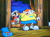 It's hard to get a picture of Numbuh 4 and Lizzie together, so this is all we have (Operation: Q.U.I.E.T.).