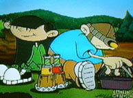 Aww... They're so cute.  They look like boyfriend and girlfriend on a picnic.