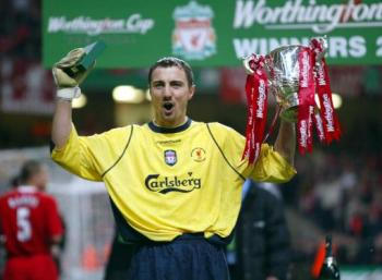 Jerzy with his MOTM trophy and the Cup itself. Really deserved Man of the Match. :)