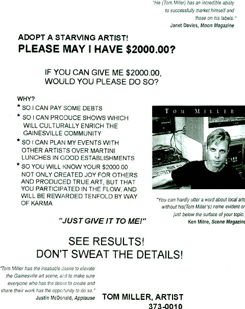 Miller's Famous $2000 Poster