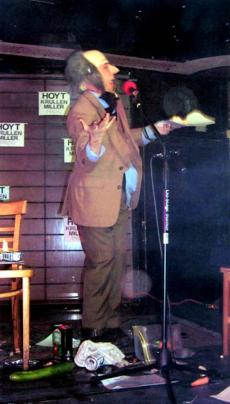At the Tom Miller Show (Common Grounds Coffee House, Gainesville) in the German Professor Outfit.