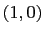 $ (1,0)$