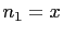 $ n_1=x$