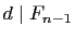 $ d\mid F_{n-1}$