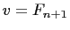 $ v=F_{n+1}$