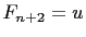 $ F_{n+2}=u$