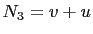 $ N_3=v+u$