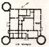 plattegrond kasteel Honingen