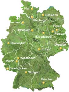 Map of Germany