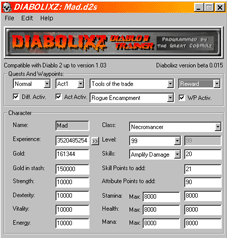 Main dialog