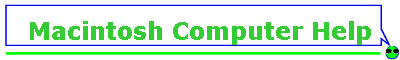 Macintosh Computer Help