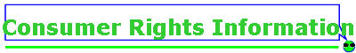 Consumer Rights Information