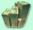 Pile of bills. Wait please while it's loading.