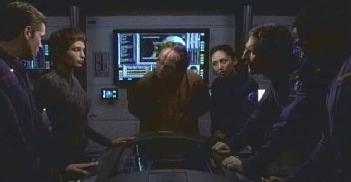 Trip, T'Pol, Phlox, Hoshi, Archer, Travis-Terra Nova (i think-cuz no Malcolm)