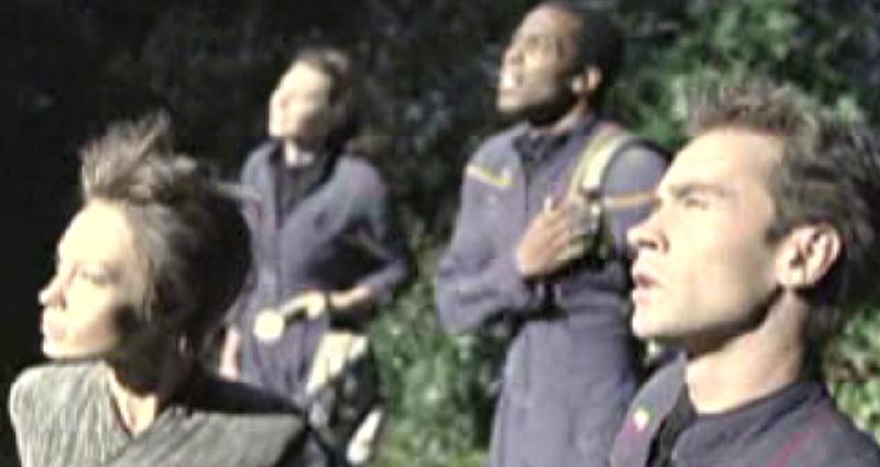 T'Pol, Cutler, Travis, Trip-Strange New World