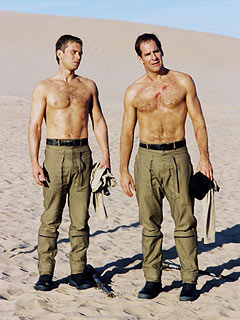 Trip and Captain Archer in "Desert Crossing"