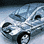 Here is a illustration of hydrogen fuel cell car via Ballard Power Systems