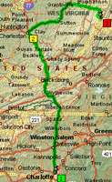 NC to WV